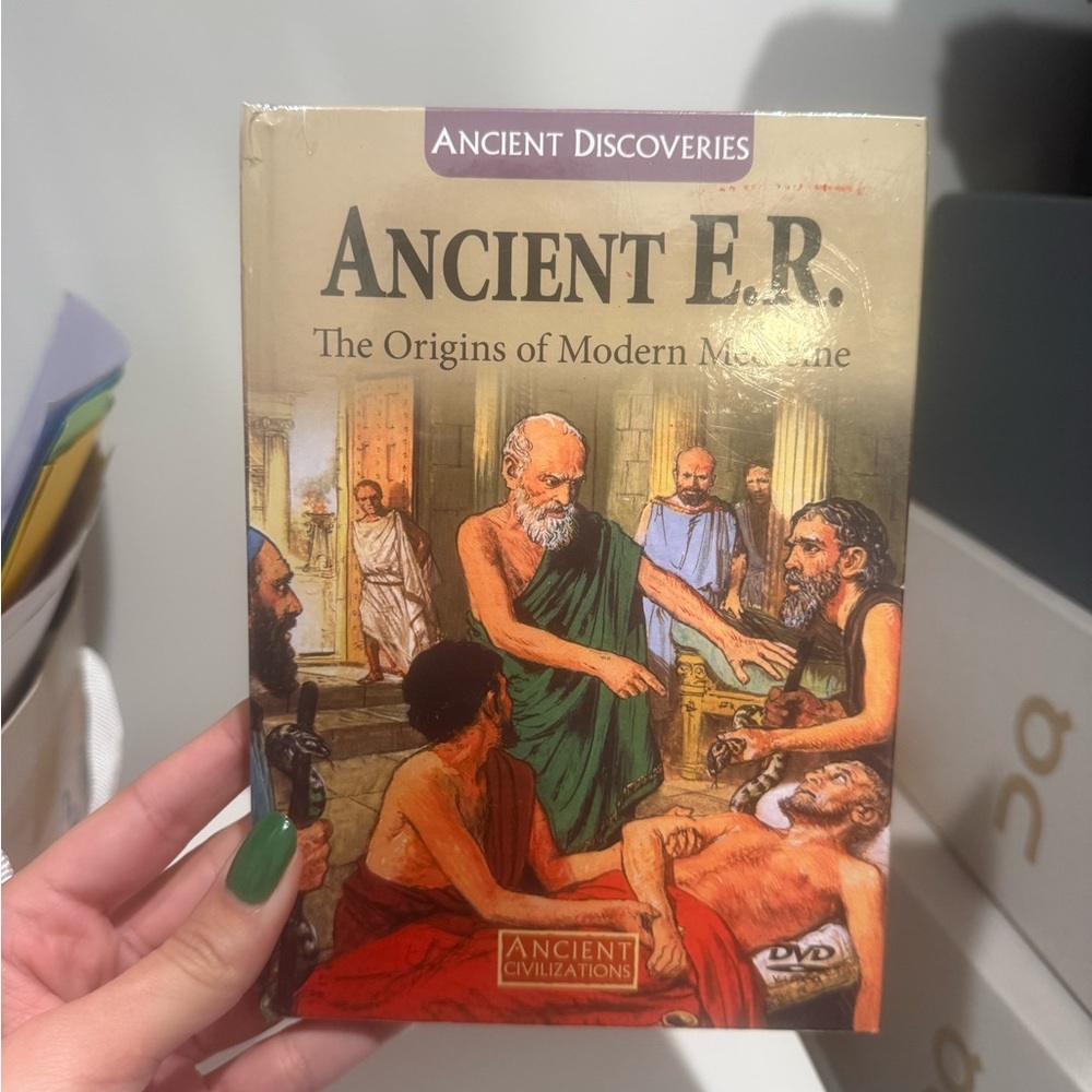 Ancient E.R. Book The Origin of Modern Medicine hardcover book